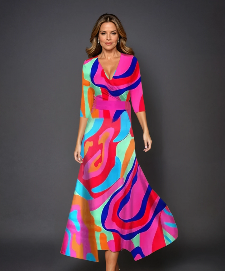 Women’s Chic Floral Print Dress