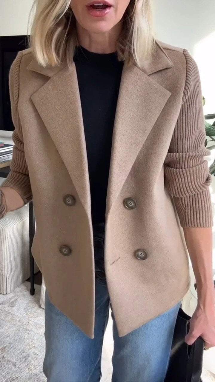 Women’s Casual Longline Blazer Coat