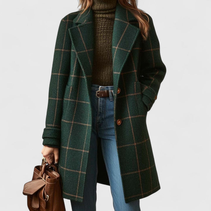 Women’s Classic Checked Coat
