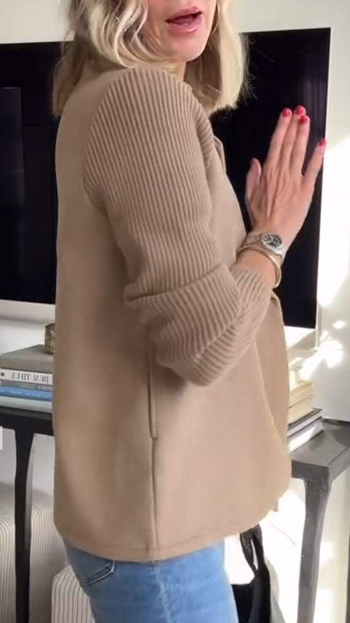 Women’s Casual Longline Blazer Coat