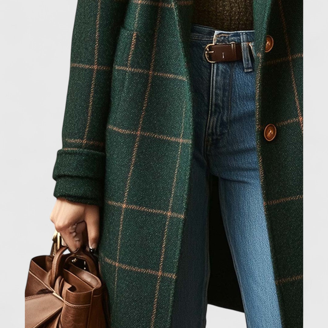 Women’s Classic Checked Coat