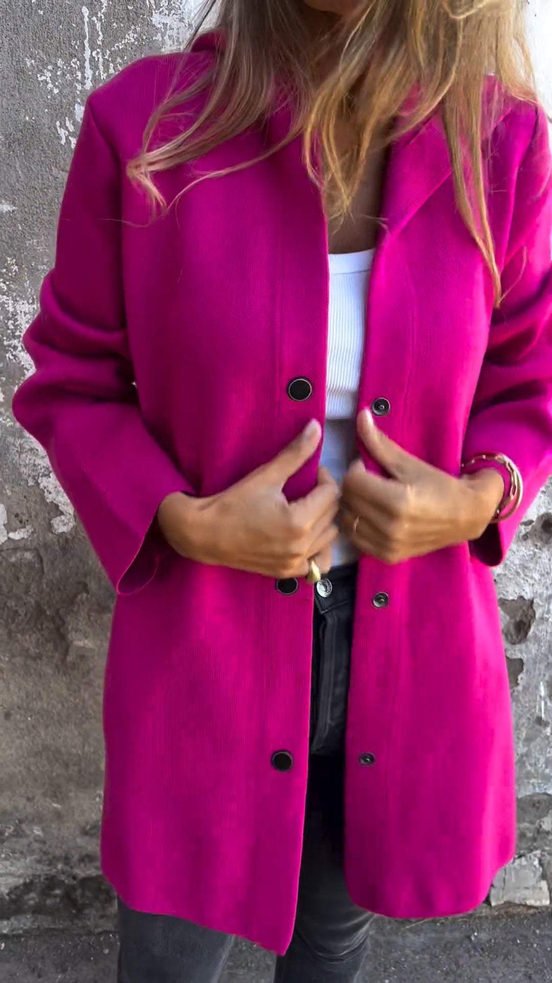 Women’s Button-Up Hooded Jacket