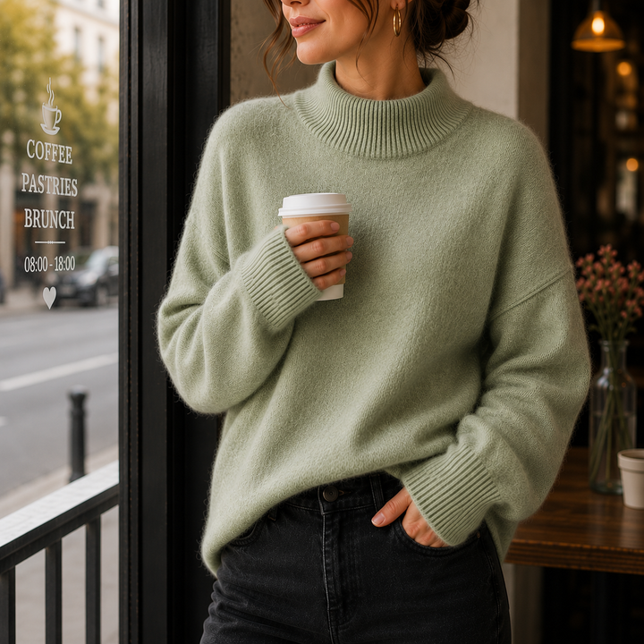 Women’s Oversized Turtleneck Sweater