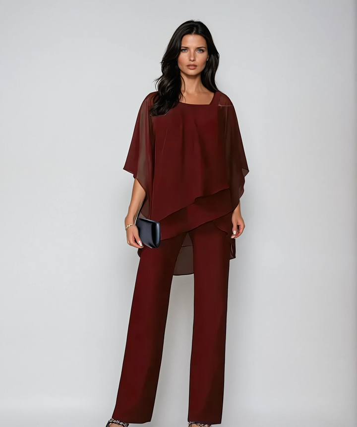 Women’s Two-Piece Layered Matching Set