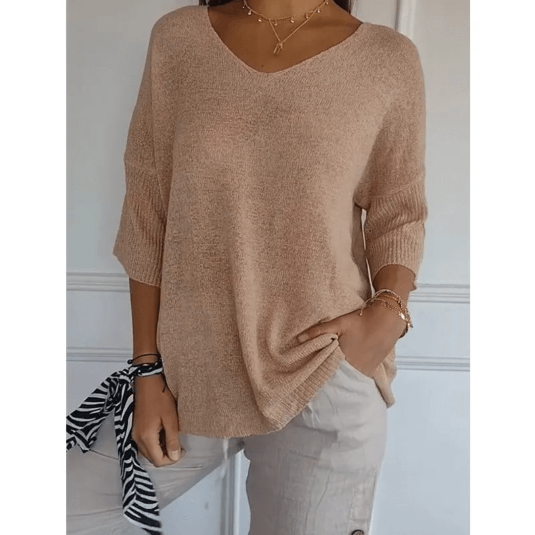 Women’s Elegant V-Neck Shirt