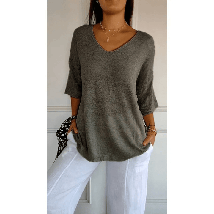 Women’s Elegant V-Neck Shirt