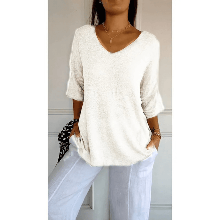Women’s Elegant V-Neck Shirt