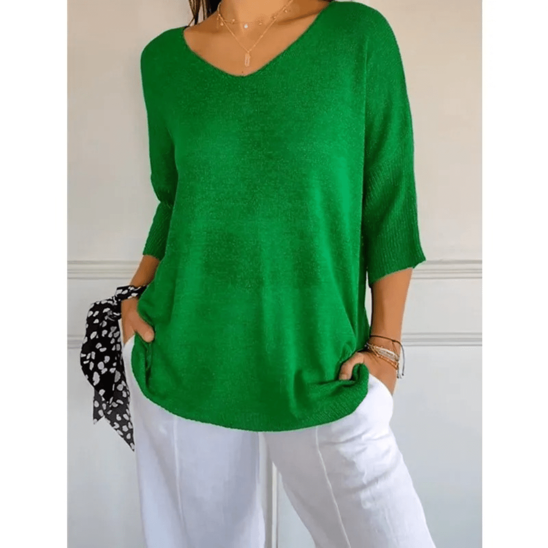Women’s Elegant V-Neck Shirt
