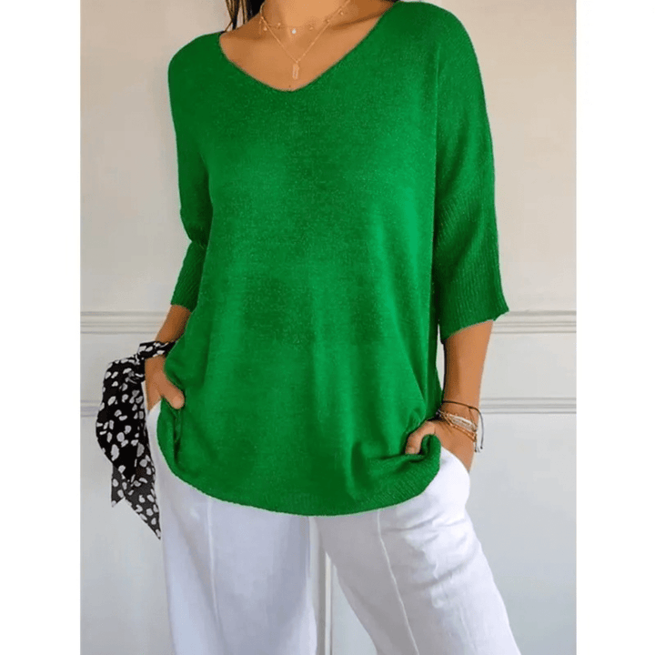 Women’s Elegant V-Neck Shirt