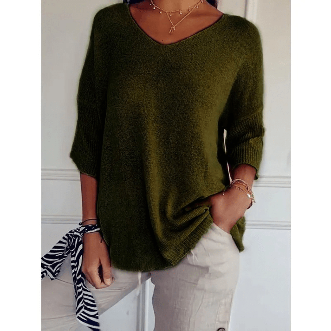 Women’s Elegant V-Neck Shirt