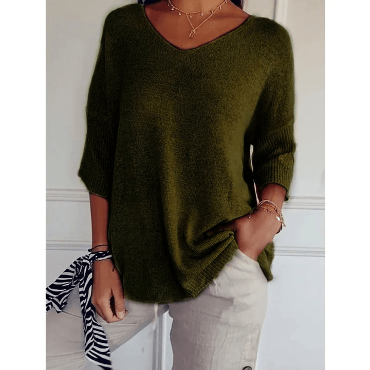 Women’s Elegant V-Neck Shirt