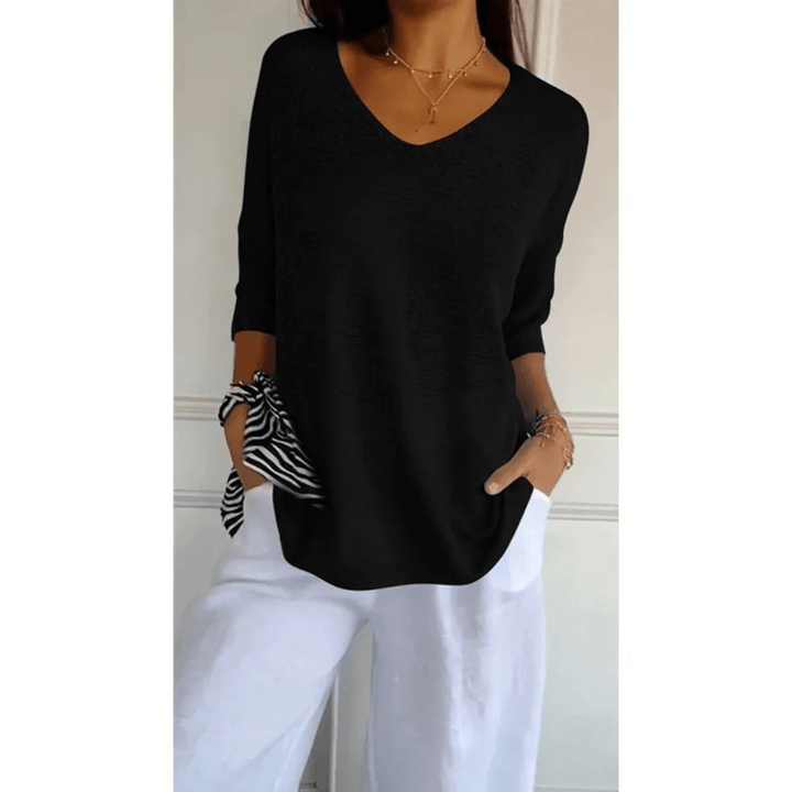 Women’s Elegant V-Neck Shirt