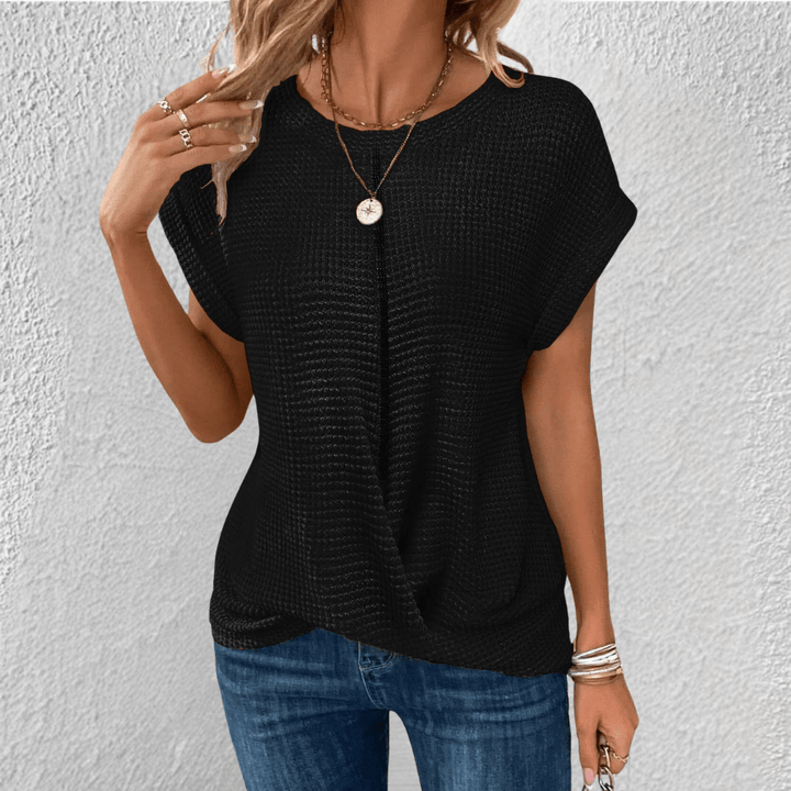 Women’s Waffle Knit Tummy Control Top