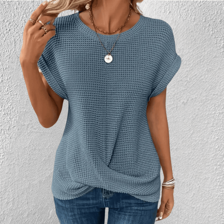 Women’s Waffle Knit Tummy Control Top