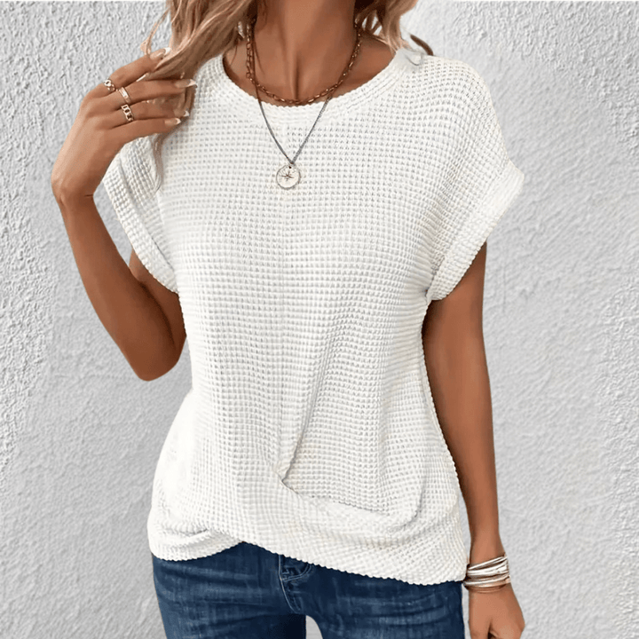 Women’s Waffle Knit Tummy Control Top
