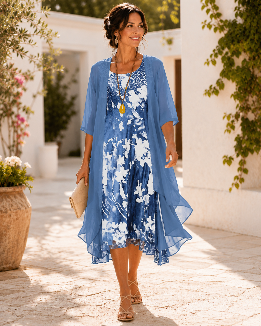 Women’s Lightweight Layered Summer Dress