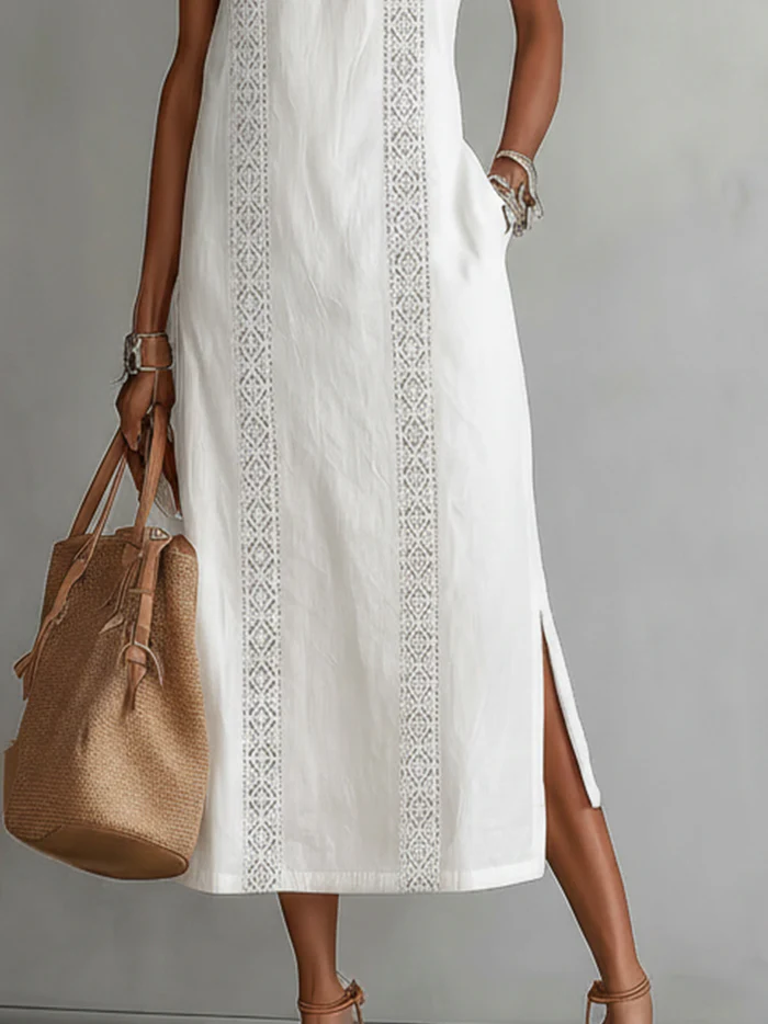Women’s Sleeveless Midi Cocktail Dress