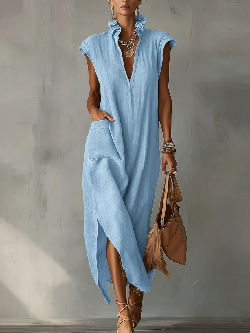 Women’s Ruffle Spring Maxi Dress