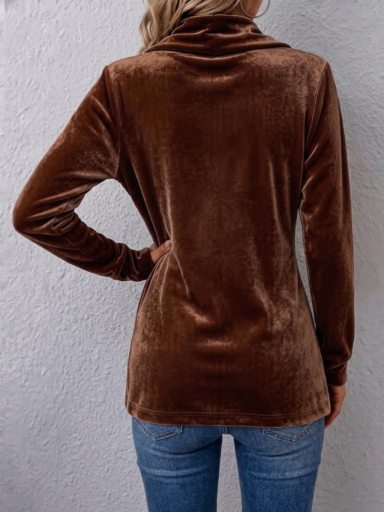 Women’s Open Front Lapel Long Sleeve Jacket