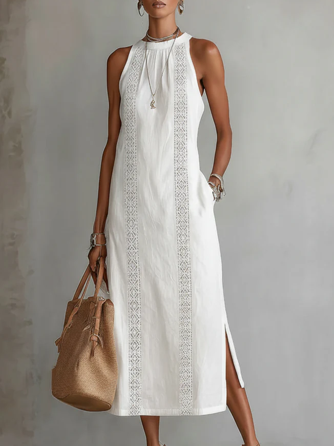 Women’s Sleeveless Midi Cocktail Dress