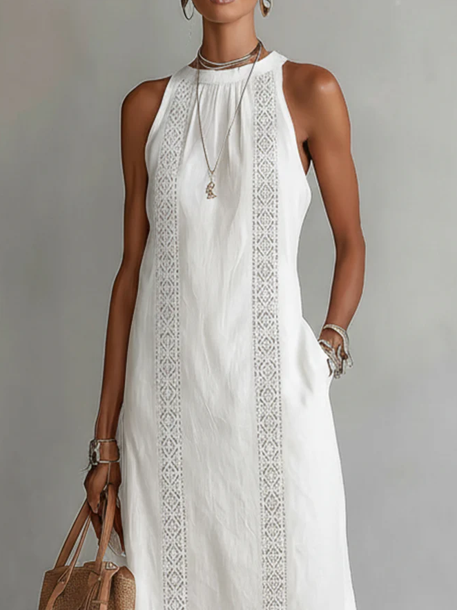 Women’s Sleeveless Midi Cocktail Dress