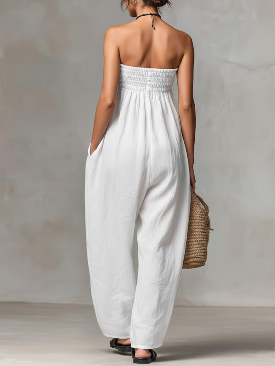 Women’s Strapless Flowy Maxi Dress