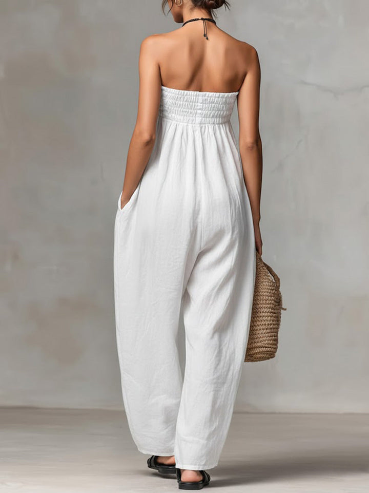Women’s Strapless Flowy Maxi Dress