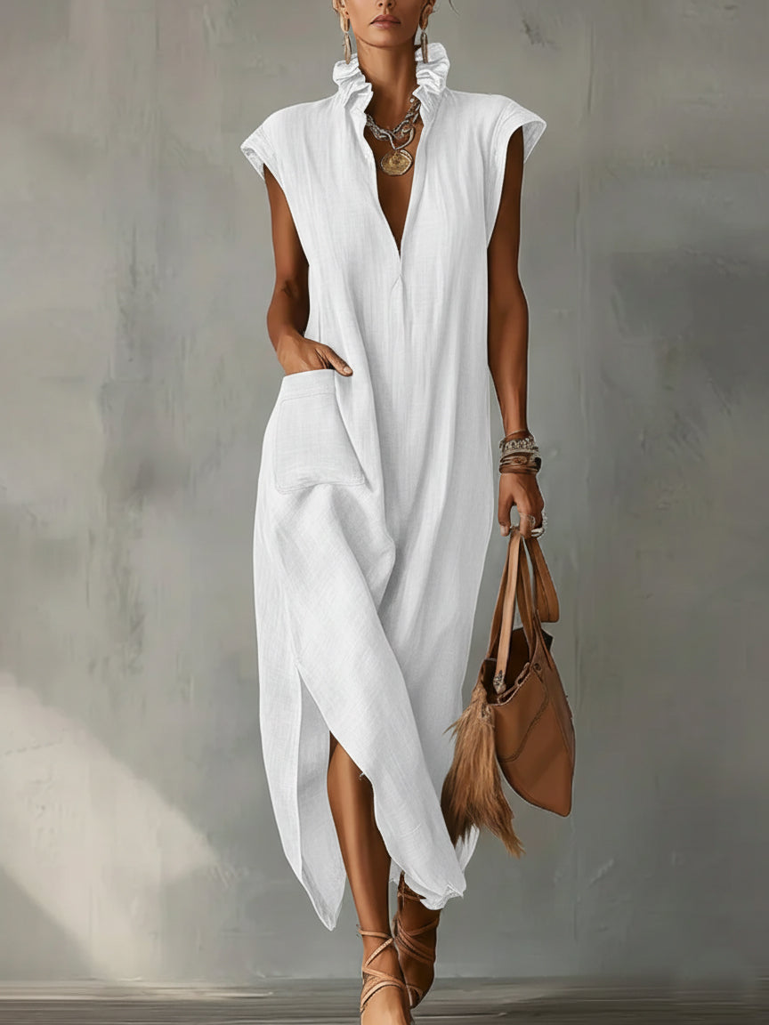 Women’s Ruffle Spring Maxi Dress