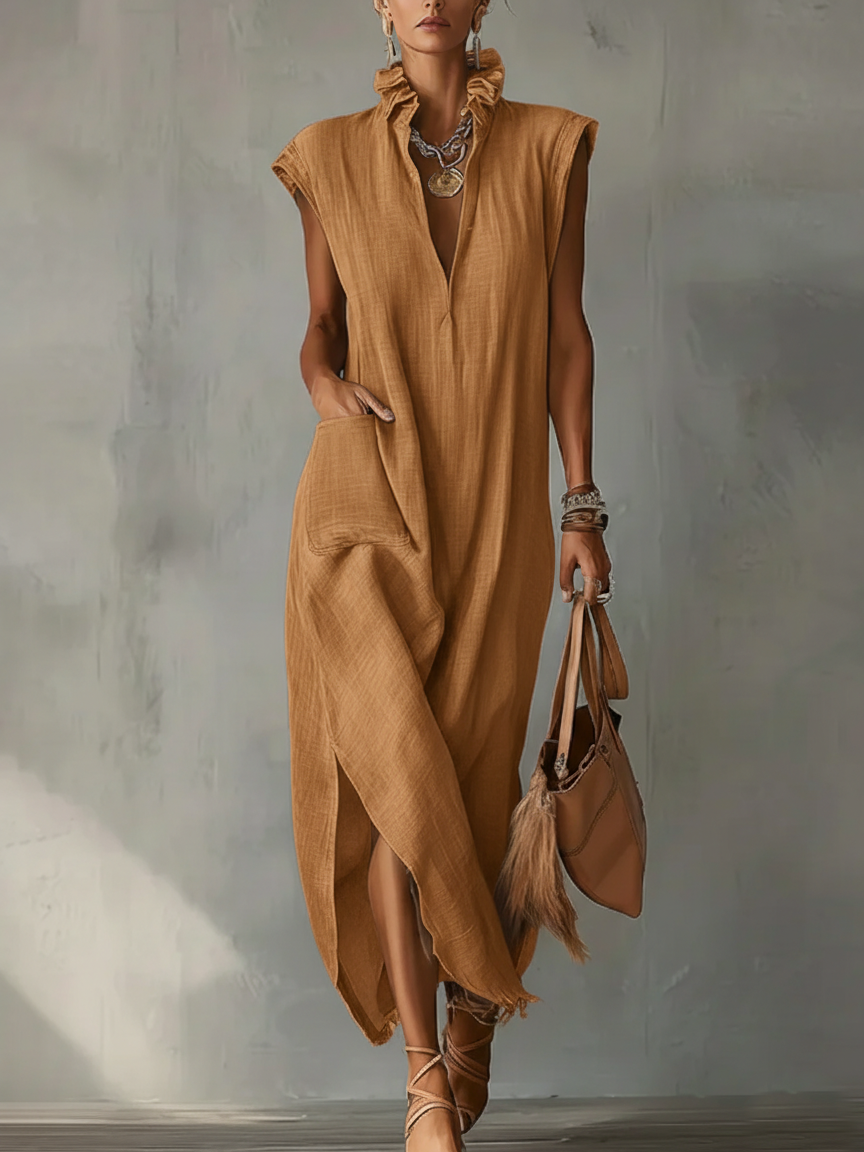Women’s Ruffle Spring Maxi Dress