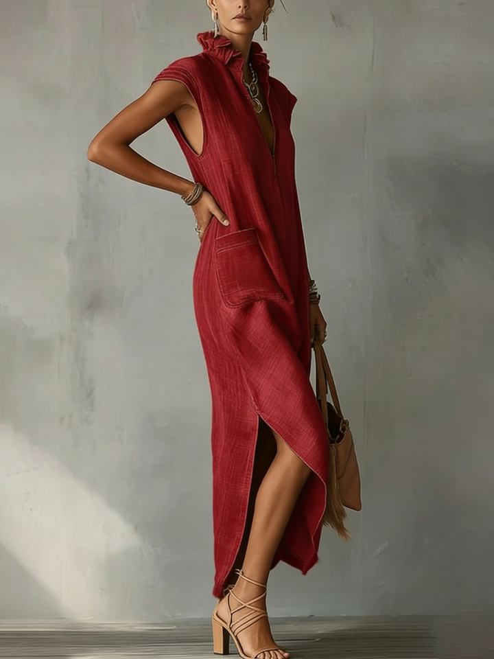 Women’s Ruffle Spring Maxi Dress