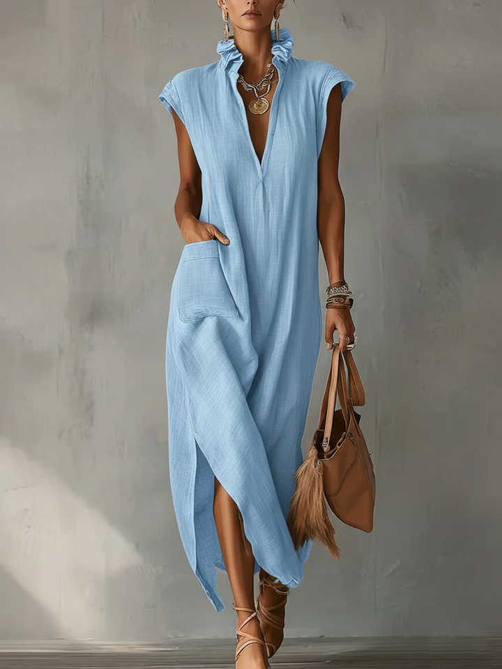 Women’s Ruffle Spring Maxi Dress