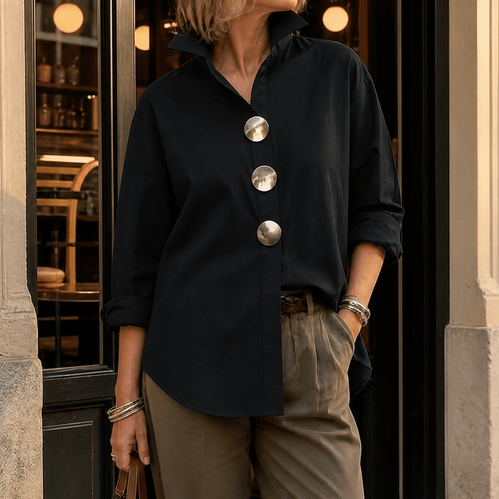 Women’s Statement Button Down Blouse