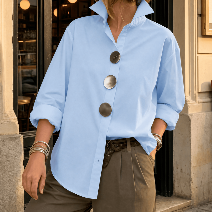 Women’s Statement Button Down Blouse