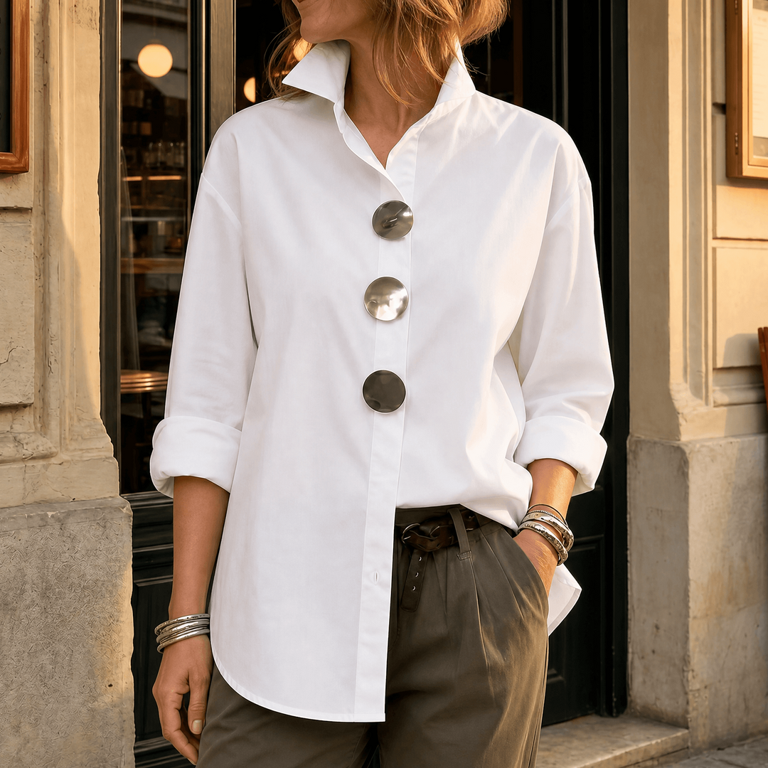 Women’s Statement Button Down Blouse