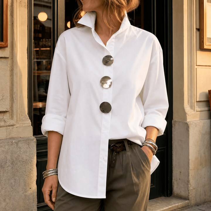 Women’s Statement Button Down Blouse