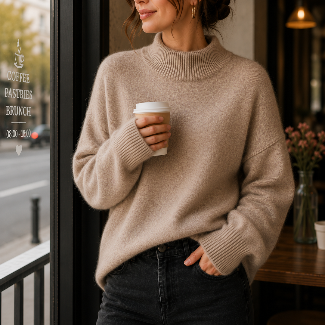 Women’s Oversized Turtleneck Sweater