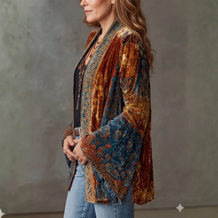Women’s Boho Lightweight Open Front Kimono Jacket