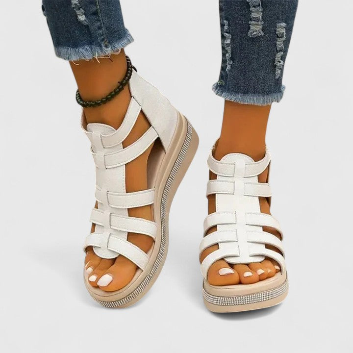 Women’s Rhinestone Comfort Slip-On Sandals