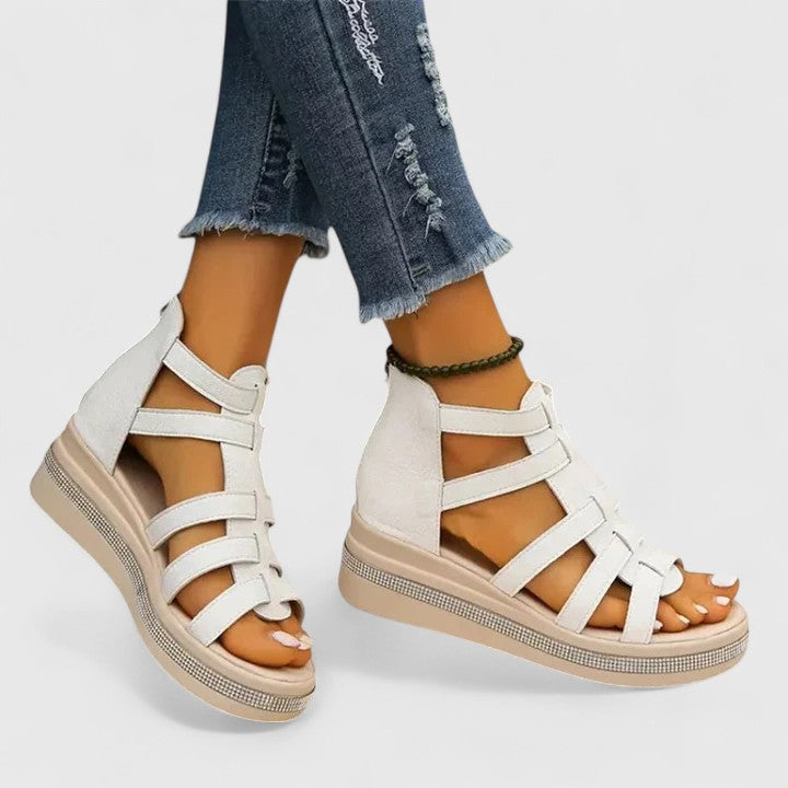 Women’s Rhinestone Comfort Slip-On Sandals