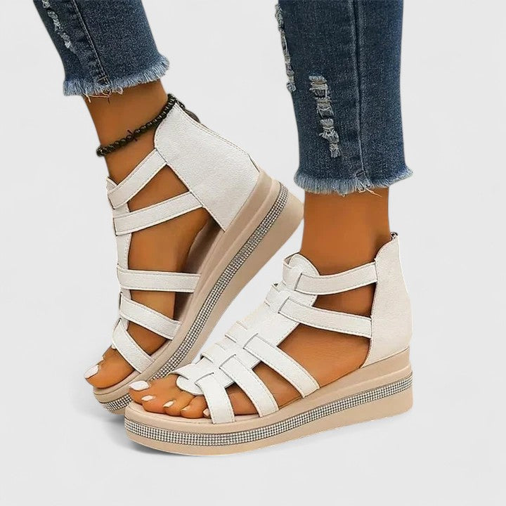 Women’s Rhinestone Comfort Slip-On Sandals