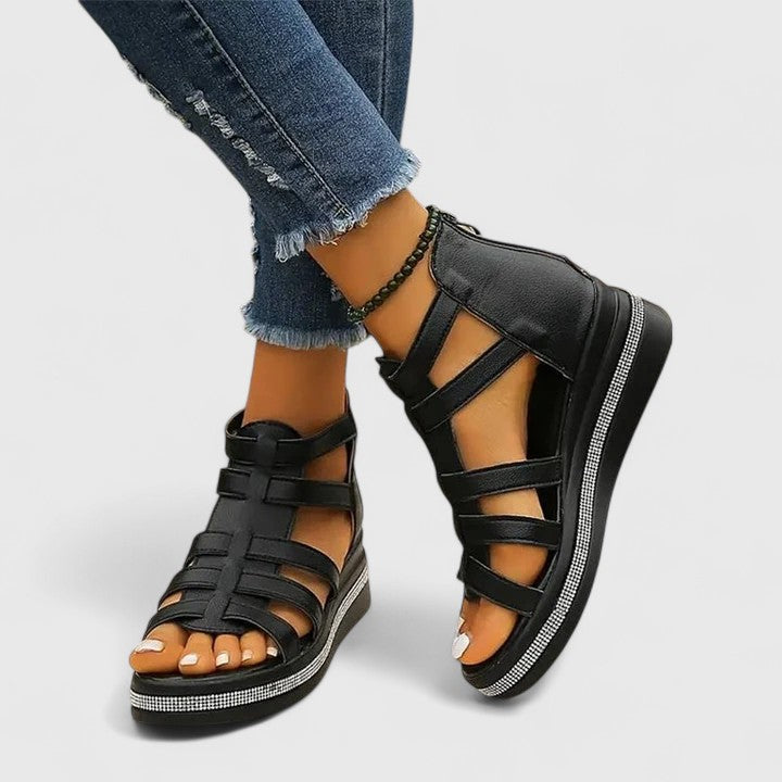 Women’s Rhinestone Comfort Slip-On Sandals