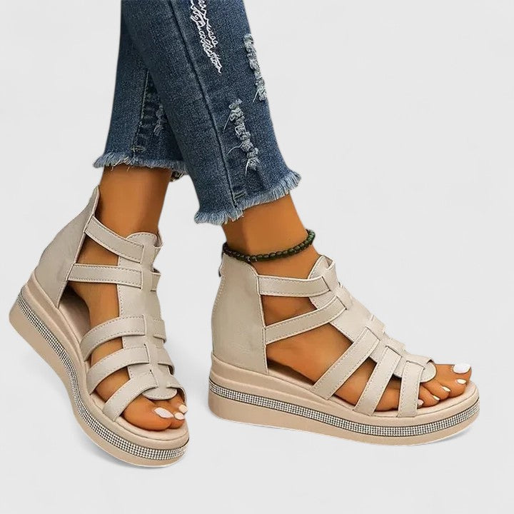 Women’s Rhinestone Comfort Slip-On Sandals
