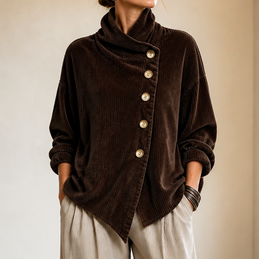 Women’s Asymmetric Ribbed Top