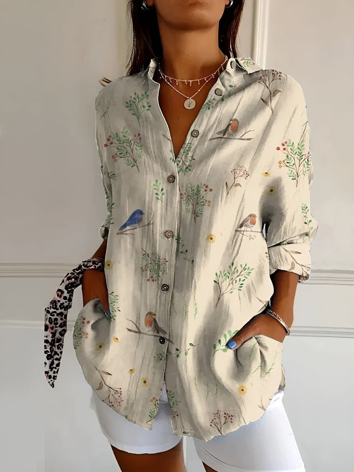 Women’s Long Sleeve Button Down Shirt
