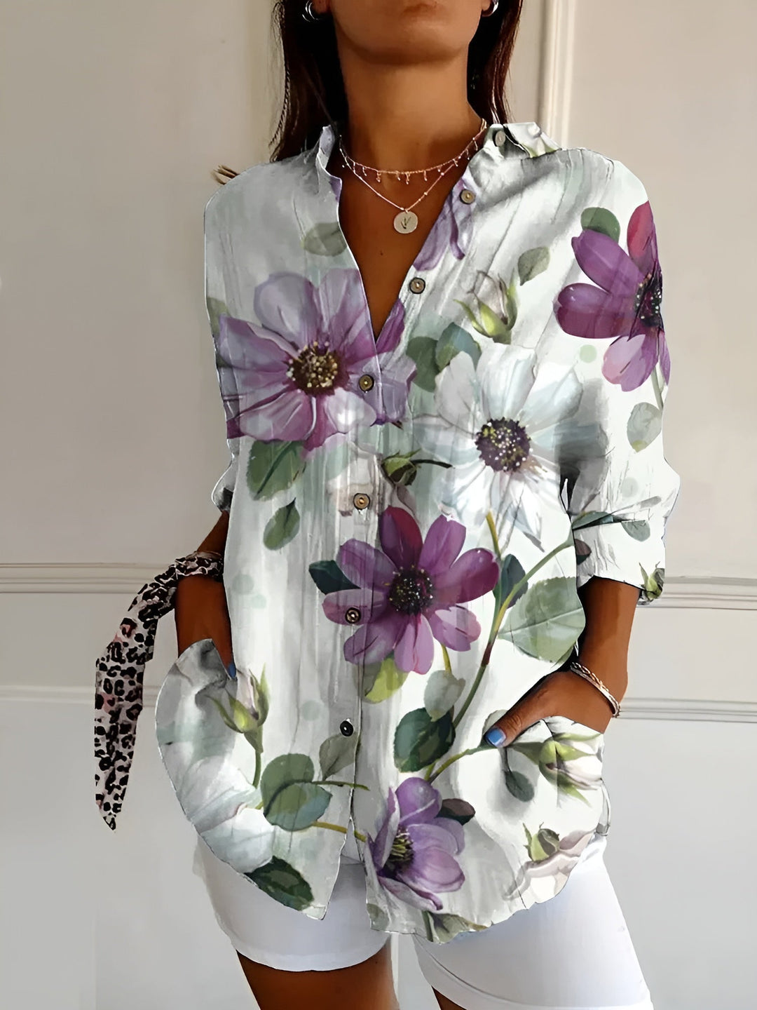 Women’s Long Sleeve Button Down Shirt