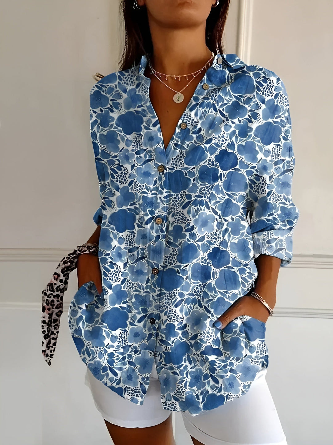 Women’s Long Sleeve Button Down Shirt