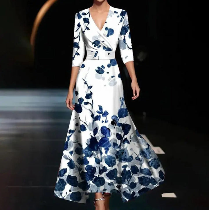 Women’s Chic Floral Print Dress