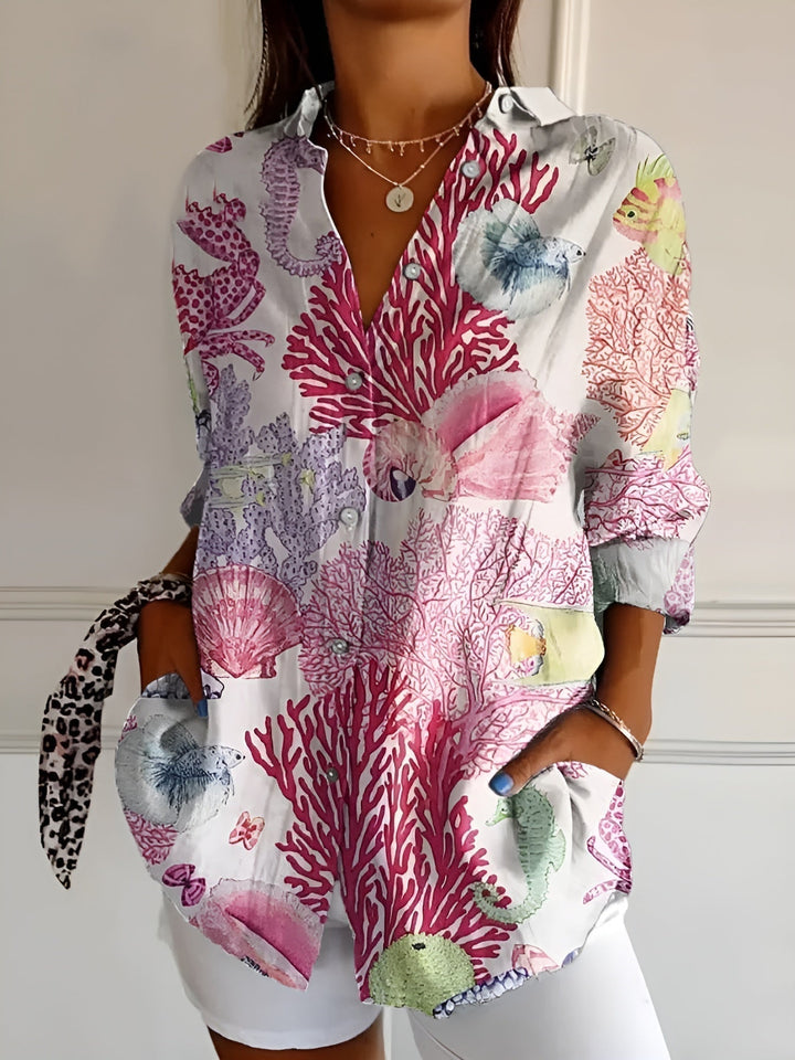 Women’s Long Sleeve Button Down Shirt