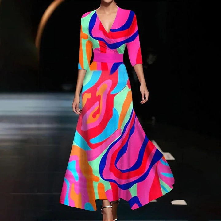 Women’s Chic Floral Print Dress