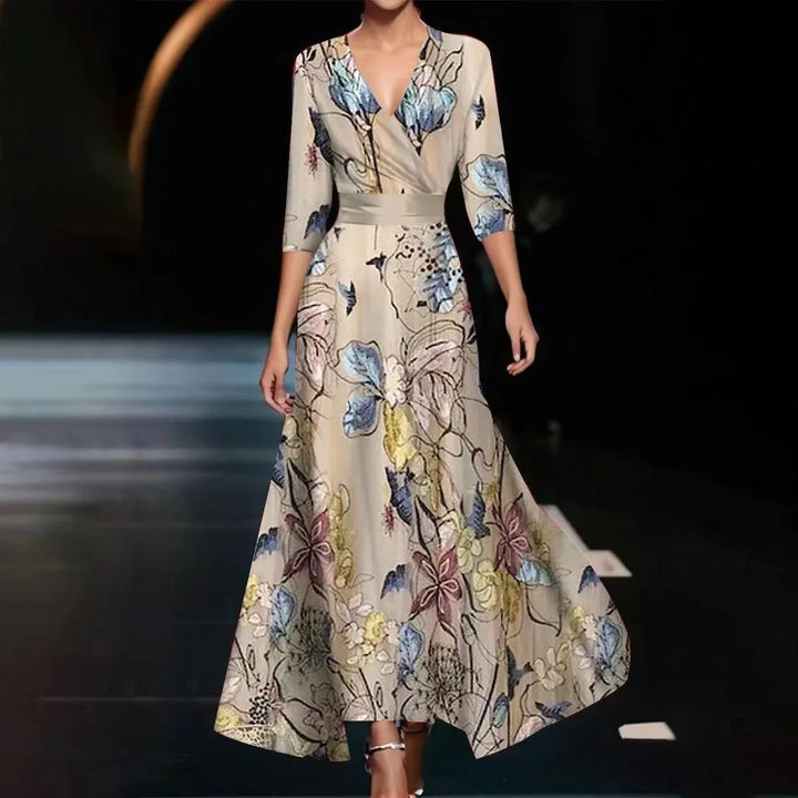 Women’s Chic Floral Print Dress